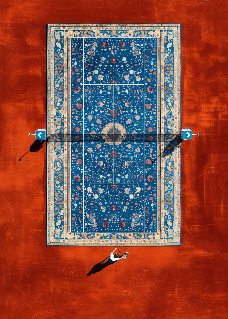 Halı biçiminde spor sahası