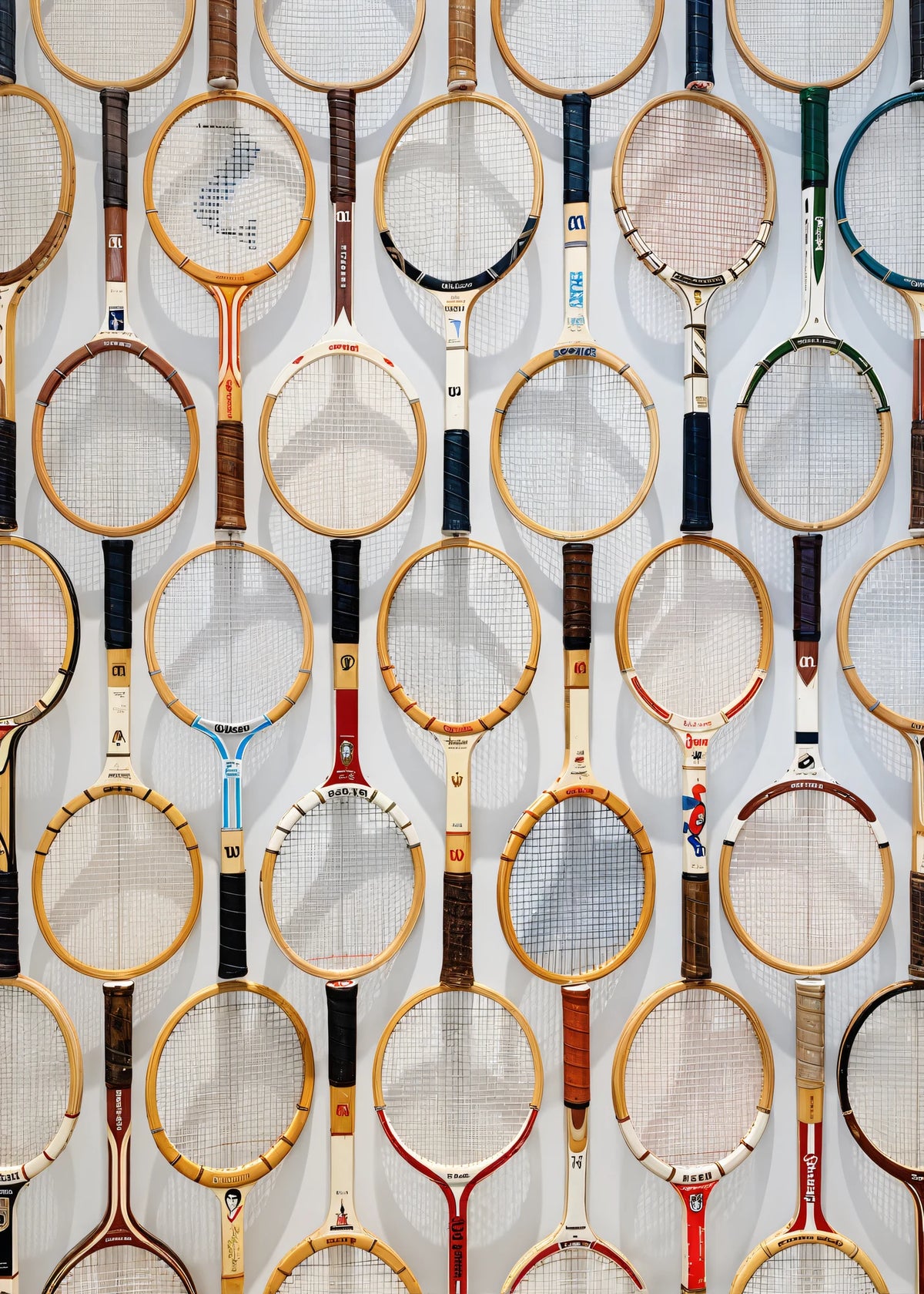 Eski tenis raketleri