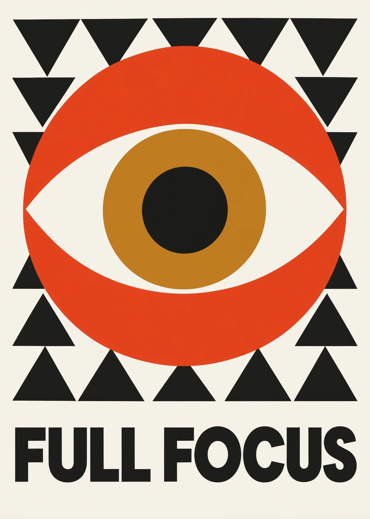 Full focus göz afişi