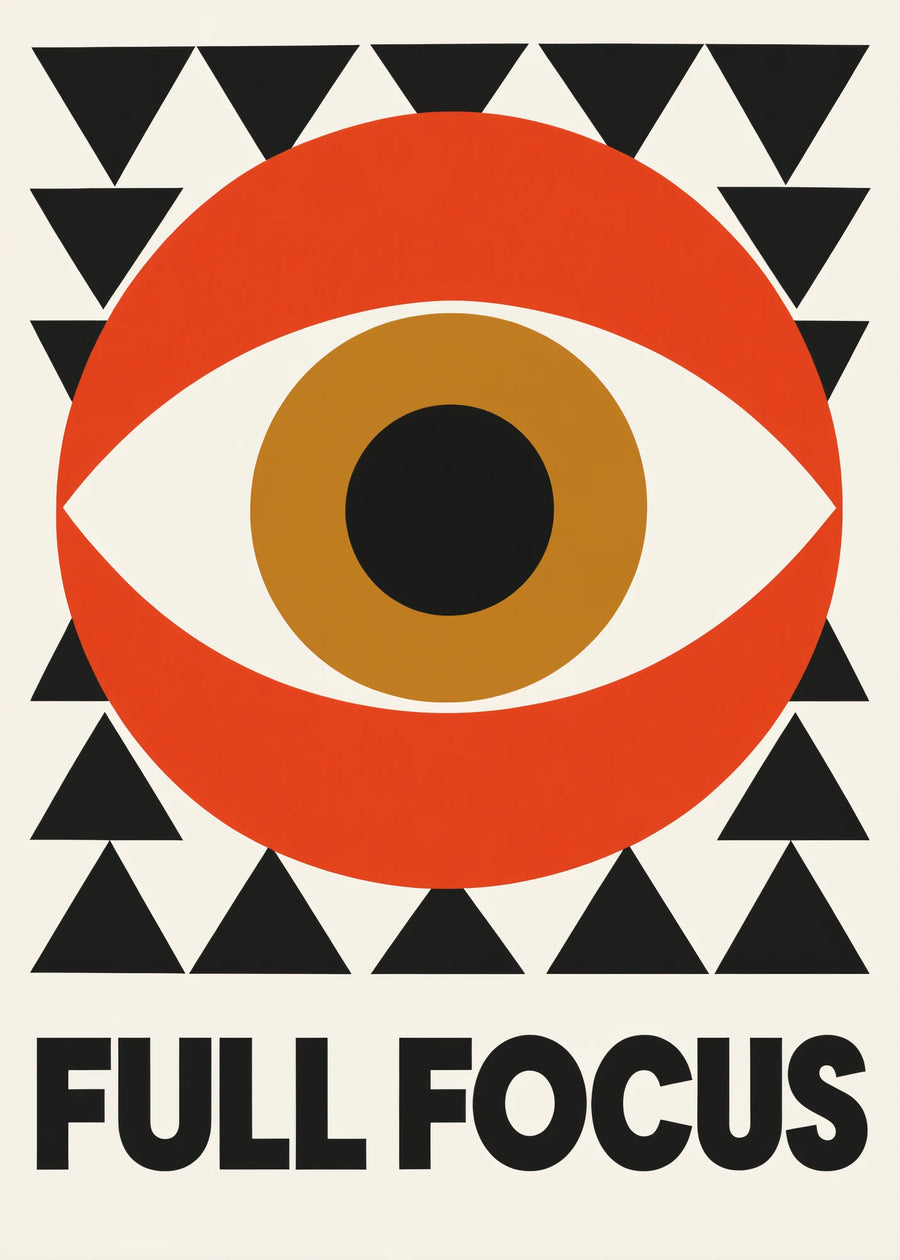 Full focus göz afişi