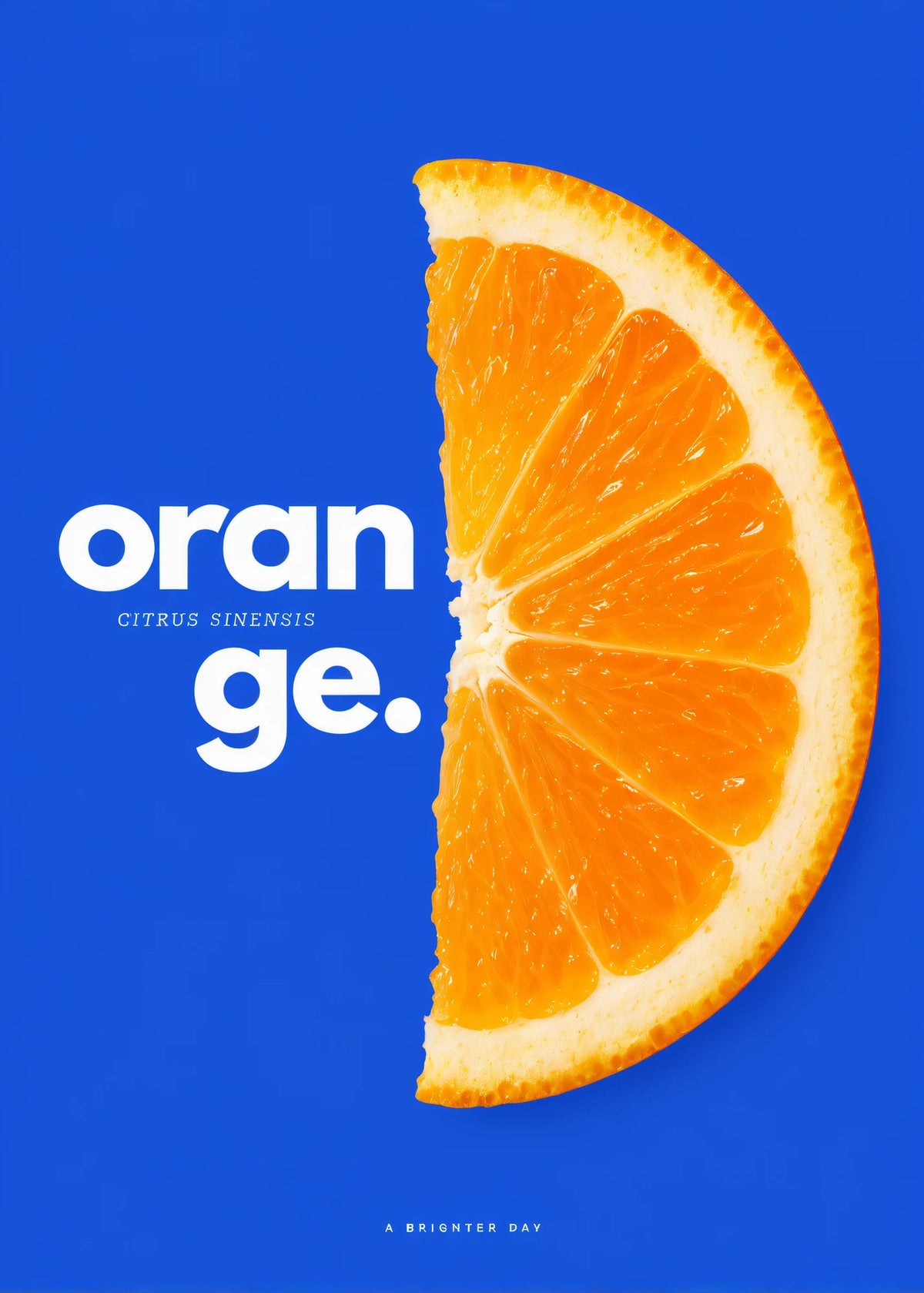 Orange portakal afişi
