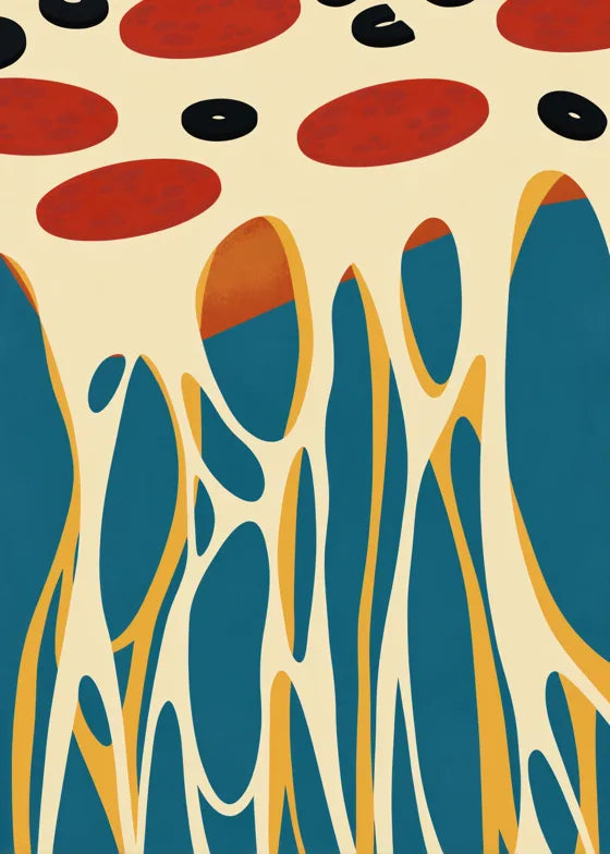 Eriyen pizza grafiği