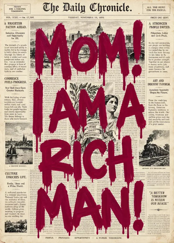 Mom I am a rich man
