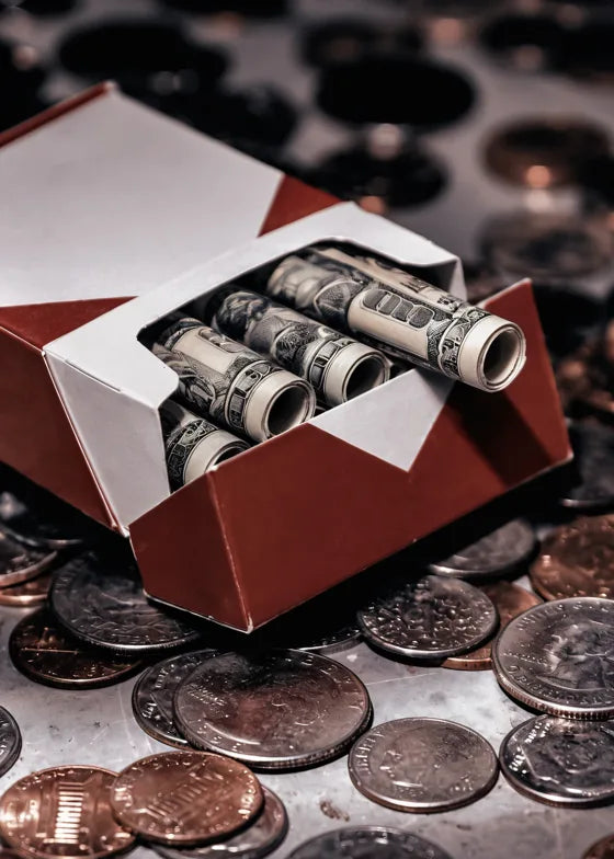 Sigara paketi içinde banknot