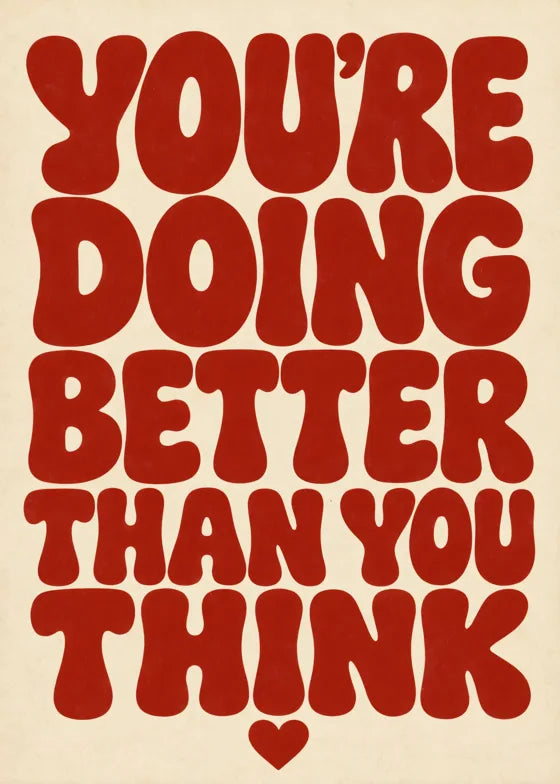 You are doing better yazısı
