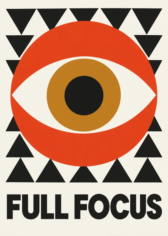 Full focus göz afişi